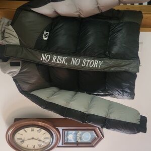 2KEYS Ghost LARGE Men's 3-Tone Gray Sub-Zero Winter Puffer Jacket With Hood